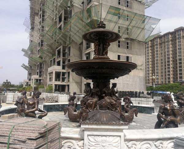 景觀雕塑定制，大型銅雕塑工廠